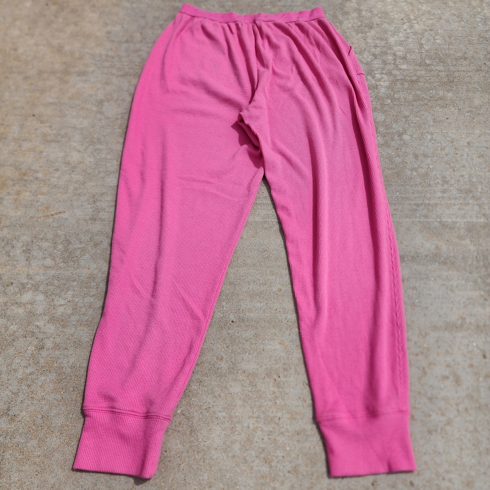 VS Victorias Secret Pink Waffle Thermal Sleep Pant Leggings Pajama Loungewear, M - Picture 8 of 9